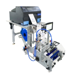 半自動預(yù)打印圓瓶貼標(biāo)機(jī)